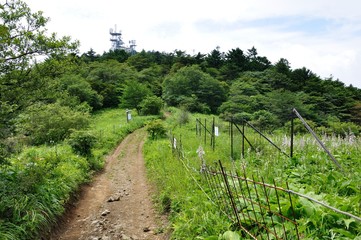 Fototapeta premium 御巣鷹山より望む三ツ峠山