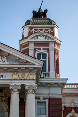 Building of National Theatre Ivan Vazov in Sofia, Bulgaria