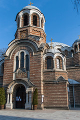 Fototapeta premium Church Sveti Sedmochislenitsi in city of Sofia, Bulgaria