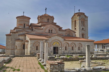 Fototapeta na wymiar Plaosnik Church, Ohrid, Macedonia