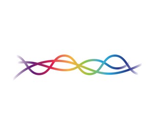 Wave line illustration design
