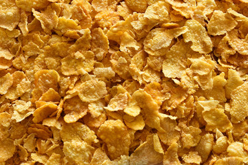 Dry Breakfast Cereal Close Up