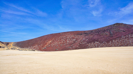 Canary Islands, Scenic La Graciosa Island shores and landscapes