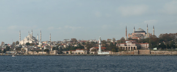 Magnificent Istanbul Landscape - Blue Mosque - Hagia Sophia - Lighthouse