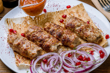 Lamb Lula kebab