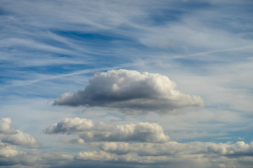 青い空と白い雲