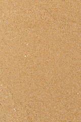 Closeup of wet sand texture pattern on the beach