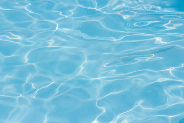 Fototapeta na wymiar Blue and transparent water