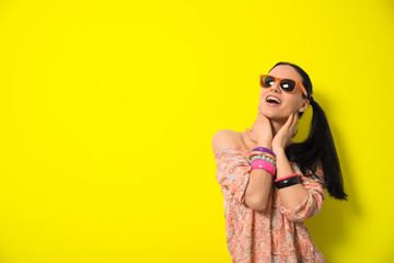 Girl with sunglasses