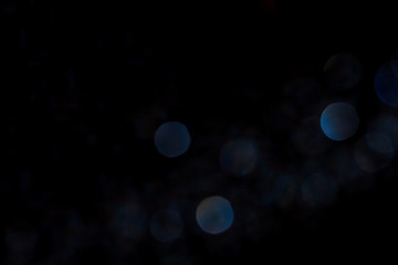 Blur or defocus bokeh on black background © pandaclub23