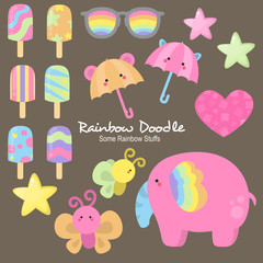 Rainbow Doodle Collection