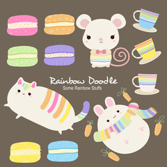 Rainbow Doodle Collection