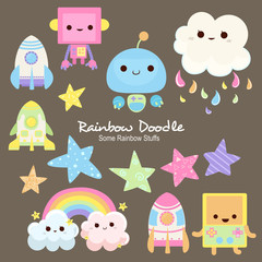 Rainbow Doodle Collection