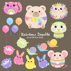 Rainbow Doodle Collection