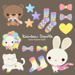 Rainbow Doodle Collection