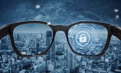 Virtual reality, augmented reality and smart technology security system