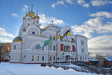 Obraz premium YEKATERINBURG, RUSSIA, The Church of St. Nicholas