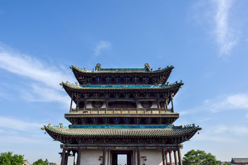 Obraz premium Ancient Chinese Architectural Complex, Pingyao County, Jinzhong City, Shaanxi Province, China