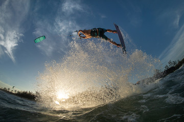 Kitesurfing