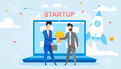 New Startup Deal People Shaking Hands Each Other