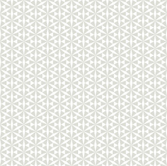 Seamless Geometric Pattern, Gray Background, Vector Graphics
