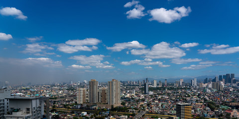 Aerial view of Manila, Philippines