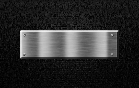 metal plate background with copy space for text