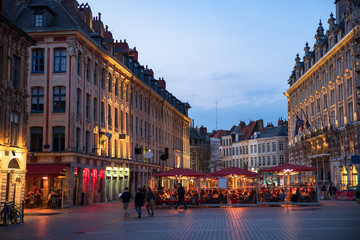 Historic building in the centre of Lille in France