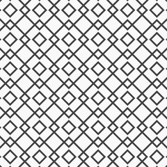 geometric vector pattern, repeating linear square diamond shape overlap each. pattern is on swatches panel.