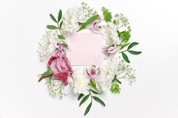 Romantic floral background