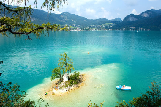 Lake Wolfgangsee, Salzkammergut, Upper Austria