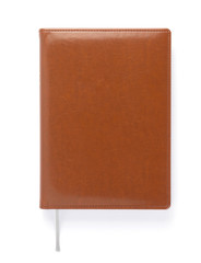 notebook at white paper background