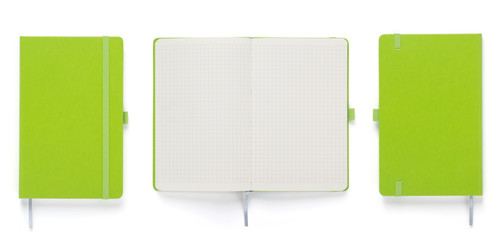 paper notebook or note pad isolated at white
