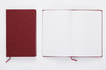 notebook at white background