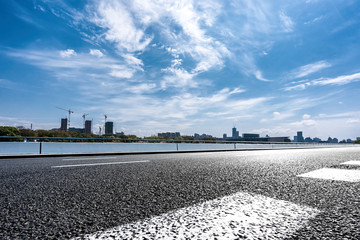 Fototapeta premium view of the river in winter