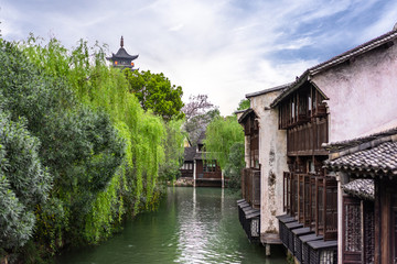 landscape of wuzhen in china