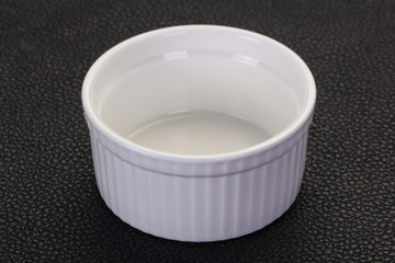 White porcelain bowl
