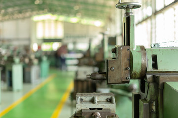 Plain horizontal sharp in factory