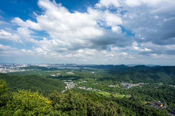 Naklejka premium panorama of mountains