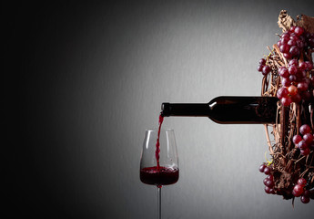 Conceptual image on the theme of winemaking.