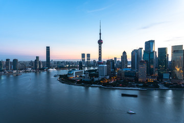 Fototapeta na wymiar shanghai skyline