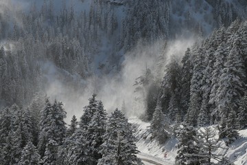Fototapeta premium winter view karadeniz artvin savsat