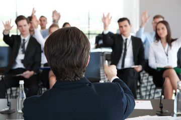 Speaker at conference