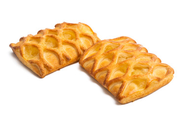 puff pastry isolated