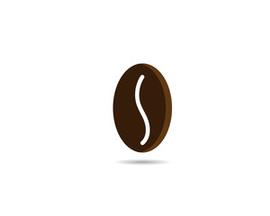 vector coffee beans template vector icon illustration design 