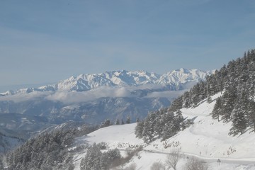 Fototapeta premium winter view karadeniz artvin savsat