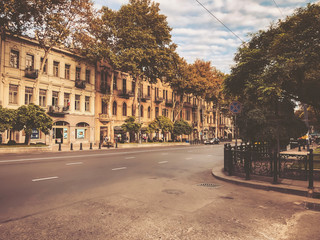 Naklejka premium TBILISI, GEORGIA - OCTOBER 07, 2018: Annual holiday 