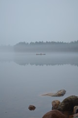 fog over the lake