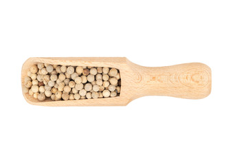 White pepper peas in scoop