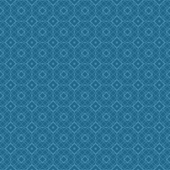 Vector Illustration. Pattern With Geometric Ornament, Decorative Border. Design For Print Fabric. Paper For Scrapbook. Blue color